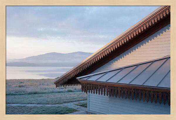 Sloped Roof With Decorative Eaves