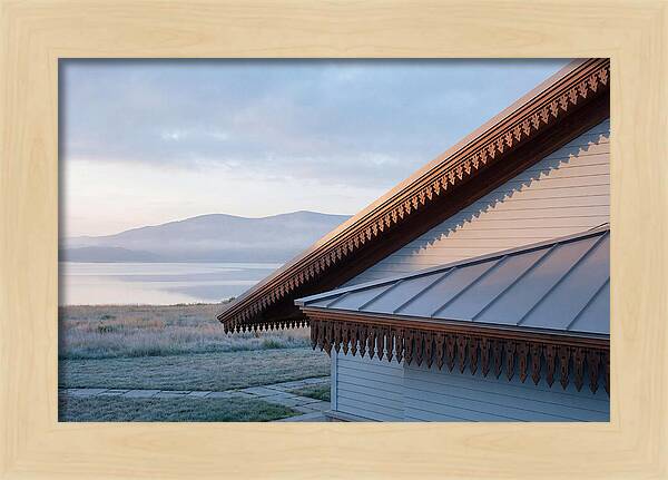 Sloped Roof With Decorative Eaves
