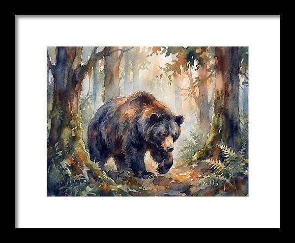 Sloth Bear In A Forest