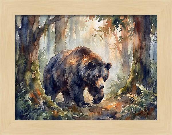 Sloth Bear In A Forest