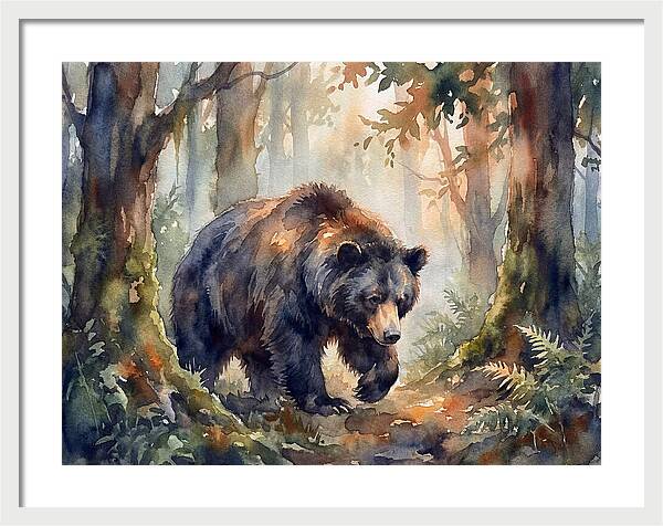Sloth Bear In A Forest