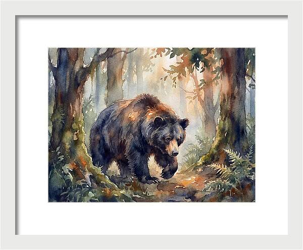 Sloth Bear In A Forest