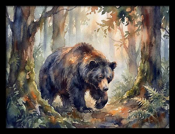 Sloth Bear In A Forest