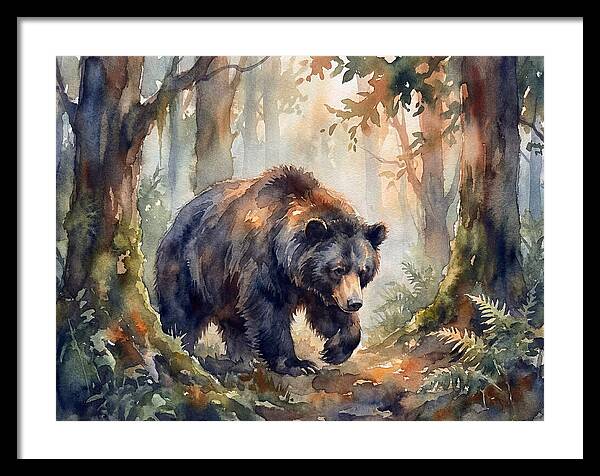 Sloth Bear In A Forest