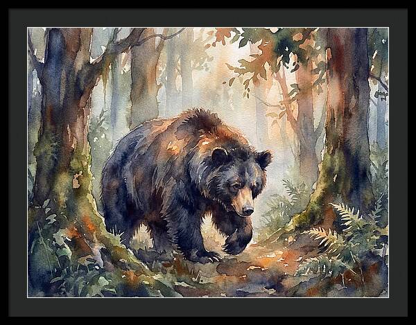Sloth Bear In A Forest