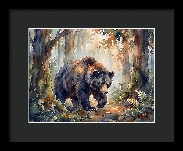 Sloth Bear In A Forest