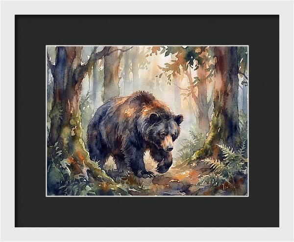 Sloth Bear In A Forest