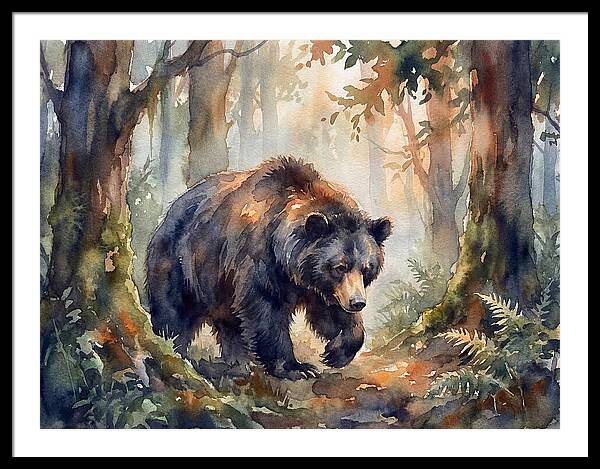 Sloth Bear In A Forest