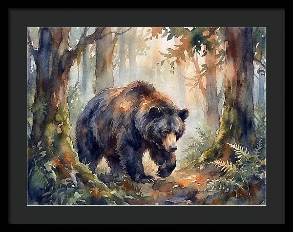 Sloth Bear In A Forest