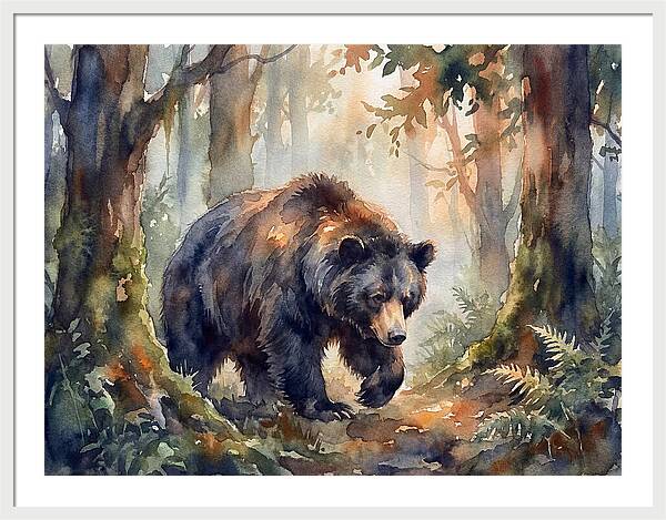 Sloth Bear In A Forest