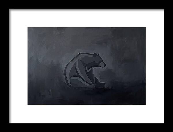 Sloth Bear Silhouette