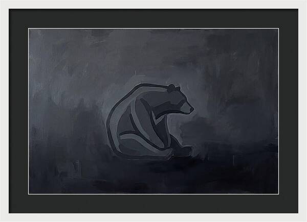 Sloth Bear Silhouette