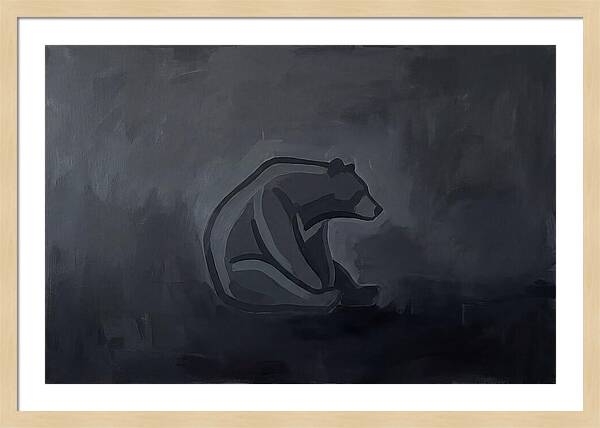 Sloth Bear Silhouette