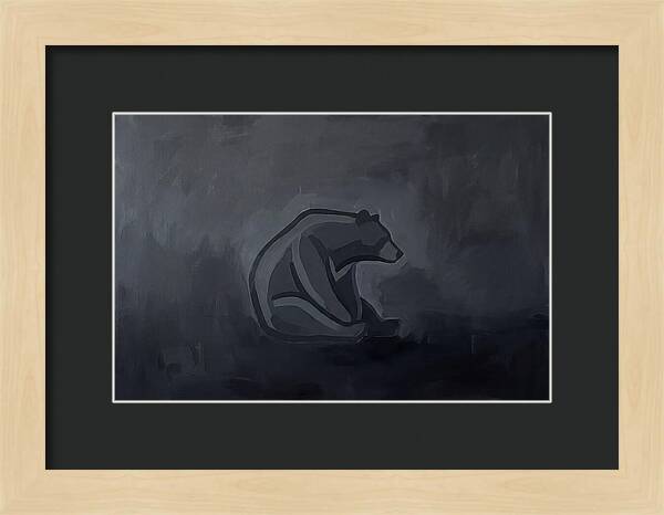 Sloth Bear Silhouette