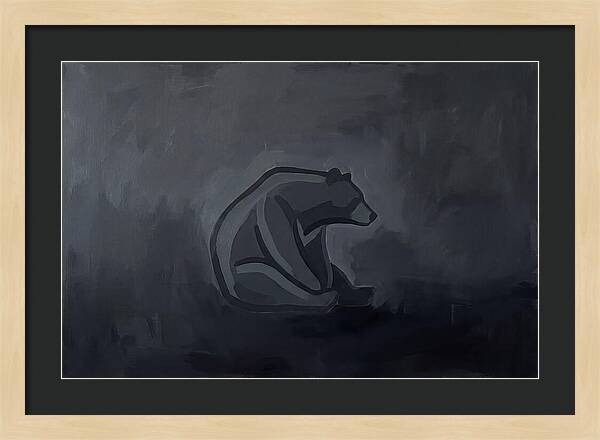 Sloth Bear Silhouette