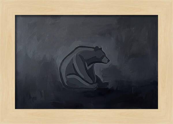 Sloth Bear Silhouette