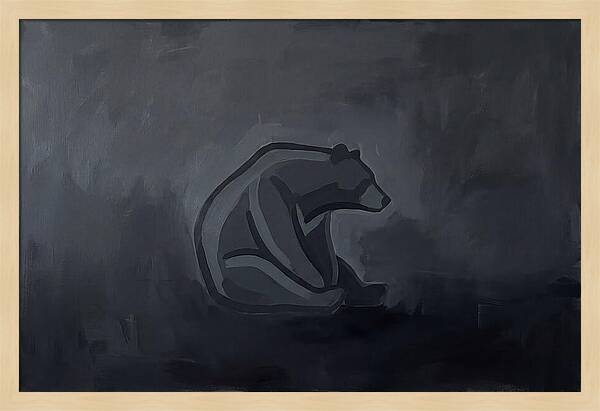 Sloth Bear Silhouette