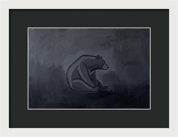 Sloth Bear Silhouette