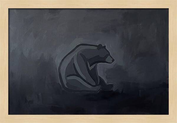 Sloth Bear Silhouette