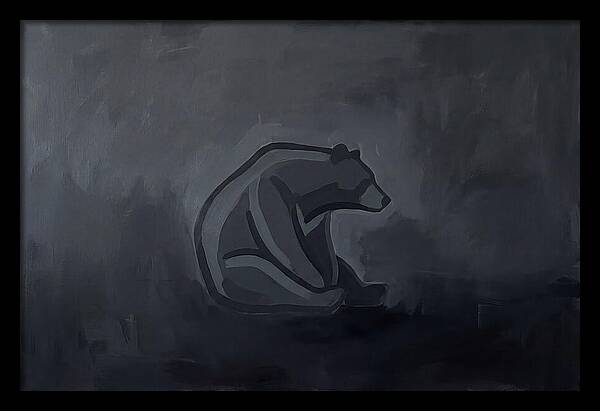 Sloth Bear Silhouette