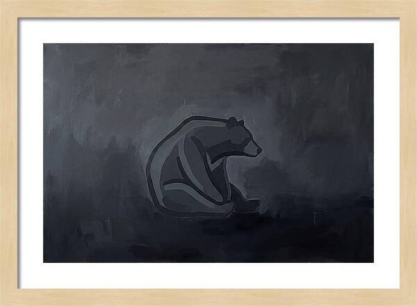 Sloth Bear Silhouette