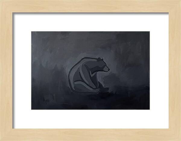 Sloth Bear Silhouette