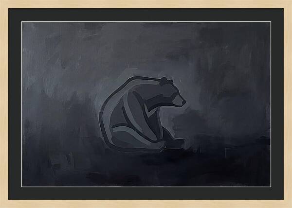 Sloth Bear Silhouette