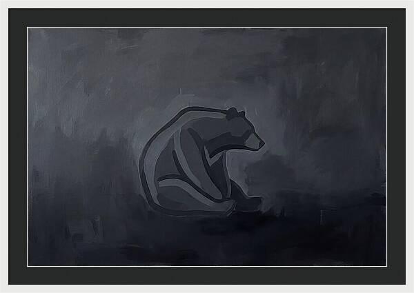 Sloth Bear Silhouette