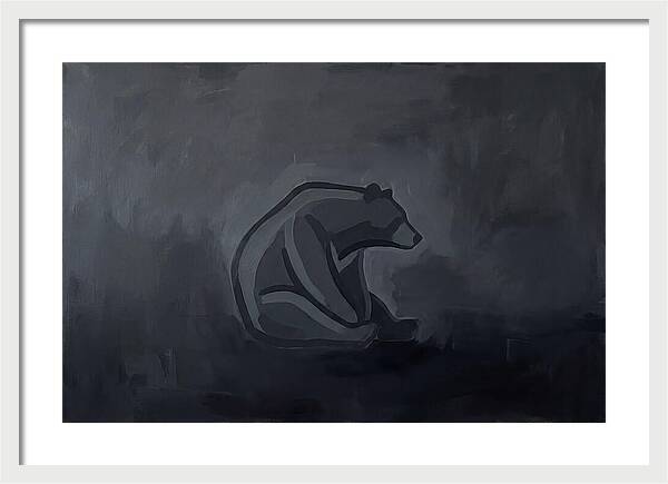 Sloth Bear Silhouette