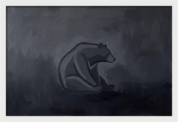 Sloth Bear Silhouette