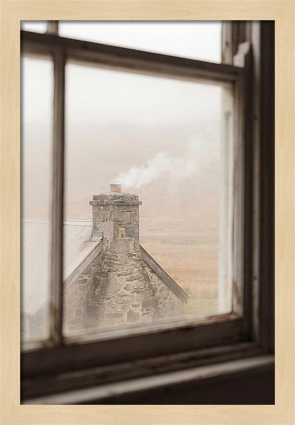 Smoke Wisping From The Chimney