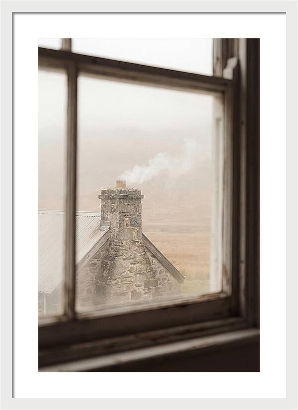 Smoke Wisping From The Chimney