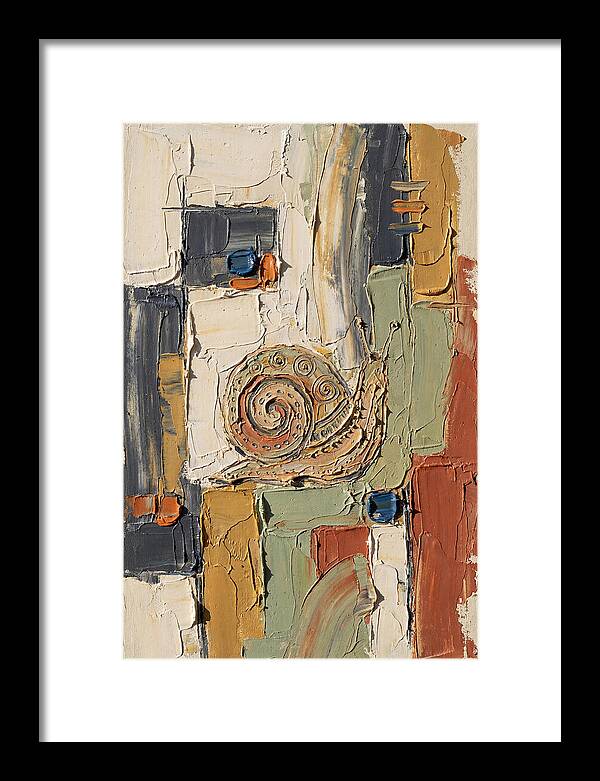 Snail In Abstract Harmony