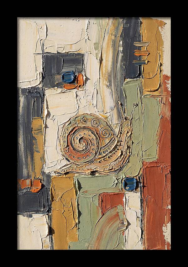 Snail In Abstract Harmony