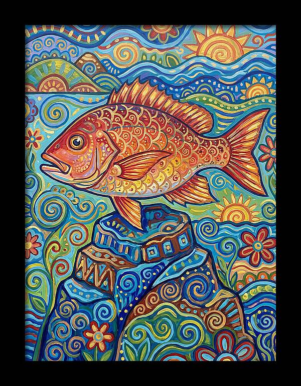 Snapper Folk Art