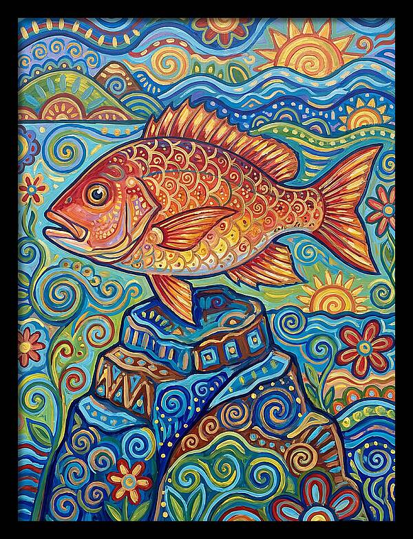 Snapper Folk Art