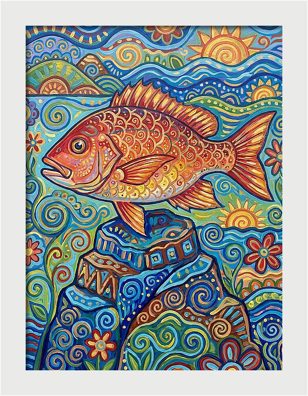 Snapper Folk Art