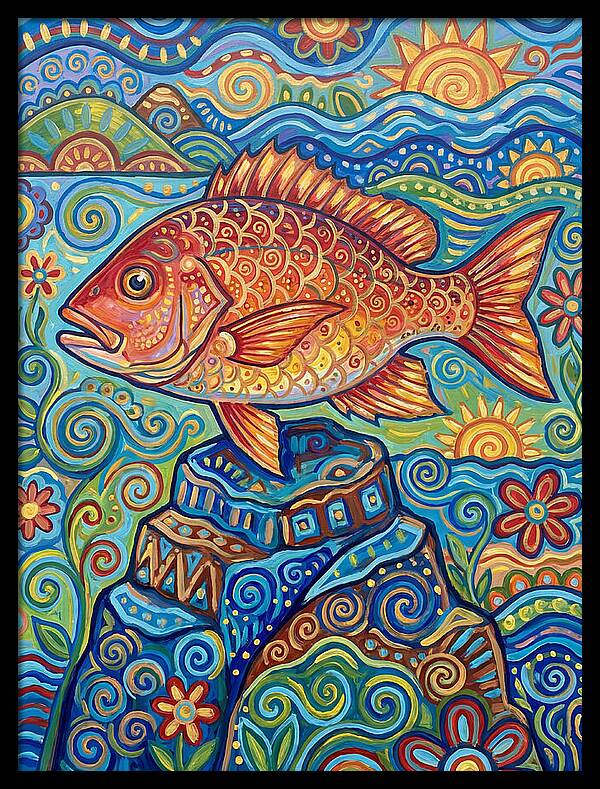 Snapper Folk Art