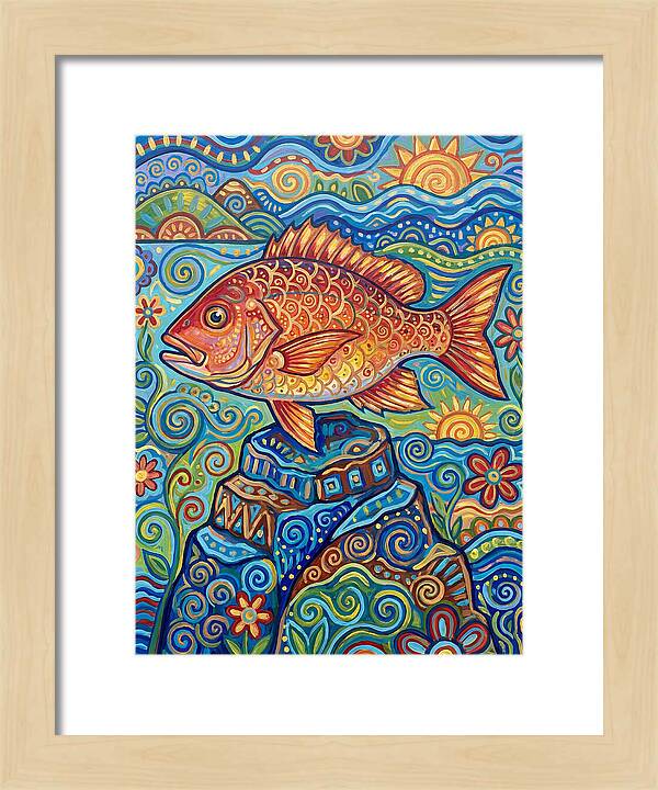 Snapper Folk Art