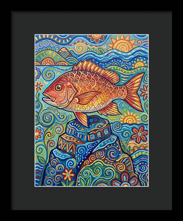 Snapper Folk Art