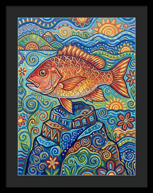 Snapper Folk Art