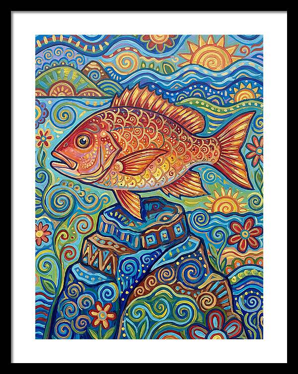 Snapper Folk Art