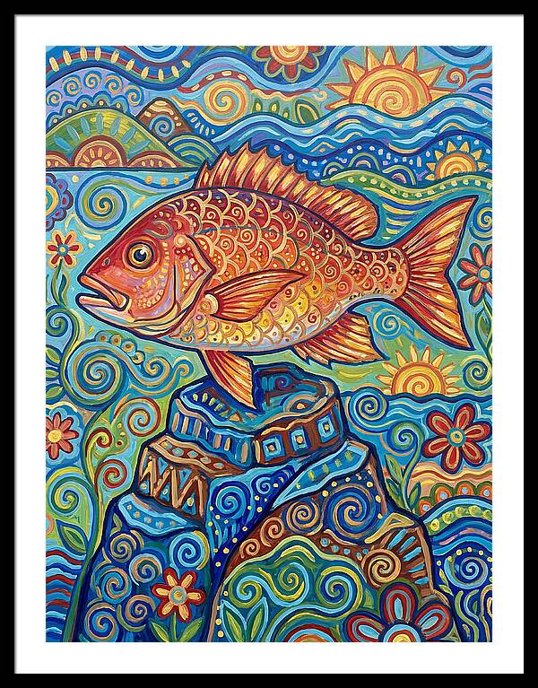 Snapper Folk Art