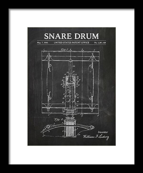 Snare Drum Ludwig Chalkboard Patent Us2261120a