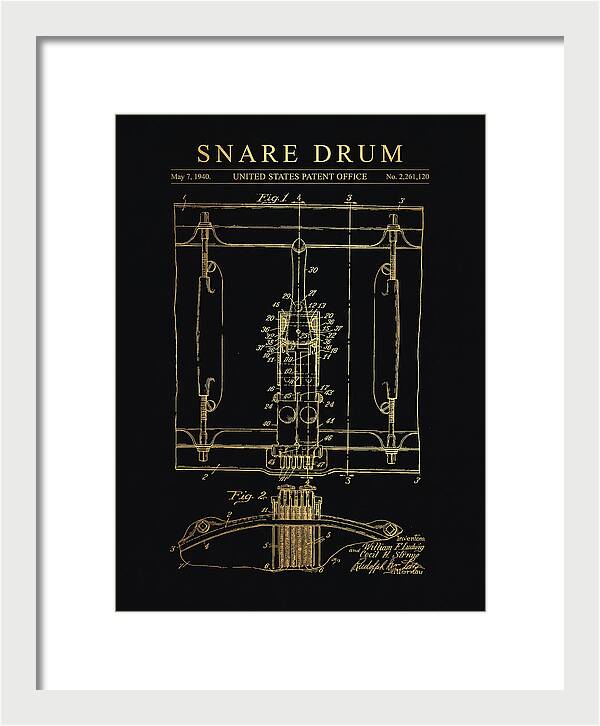 Snare Drum Ludwig Gold Patent Us2261120a