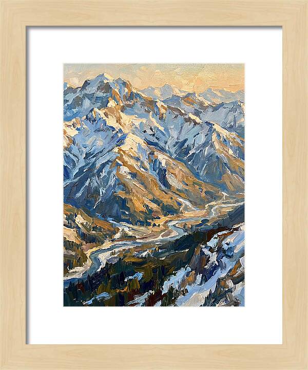 Snow Capped Mountain Majesty