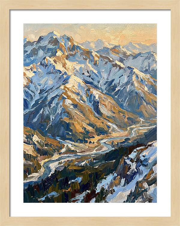 Snow Capped Mountain Majesty