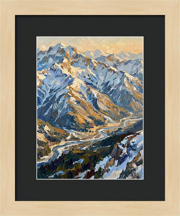 Snow Capped Mountain Majesty