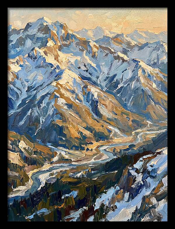 Snow Capped Mountain Majesty