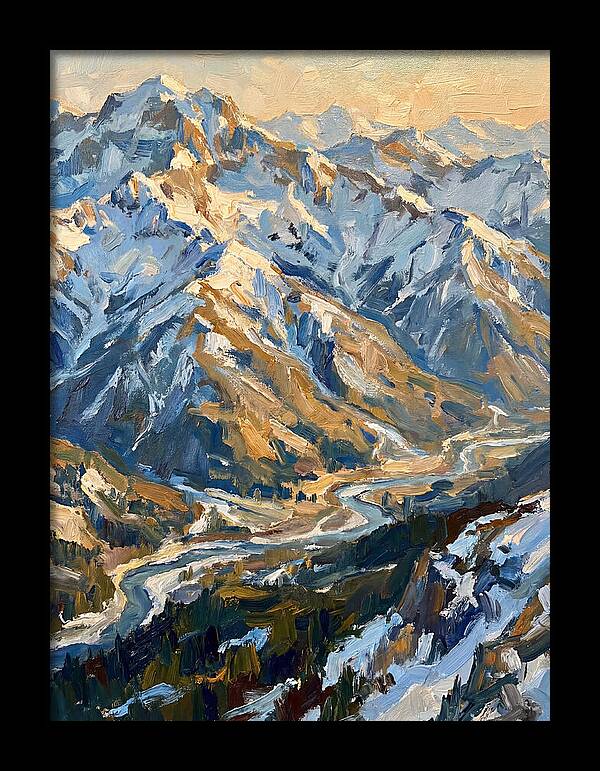 Snow Capped Mountain Majesty